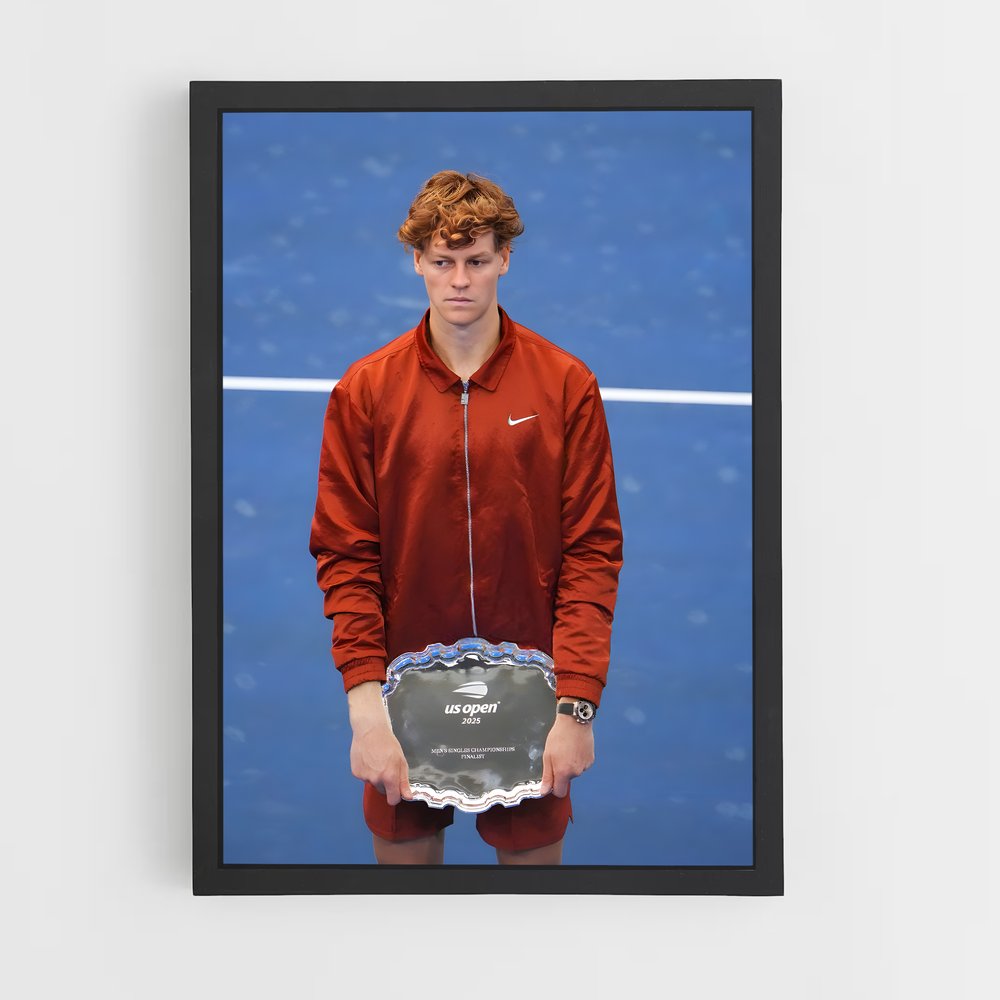 Poster Victoire sur le Court – affiche Tennis (vue 2)